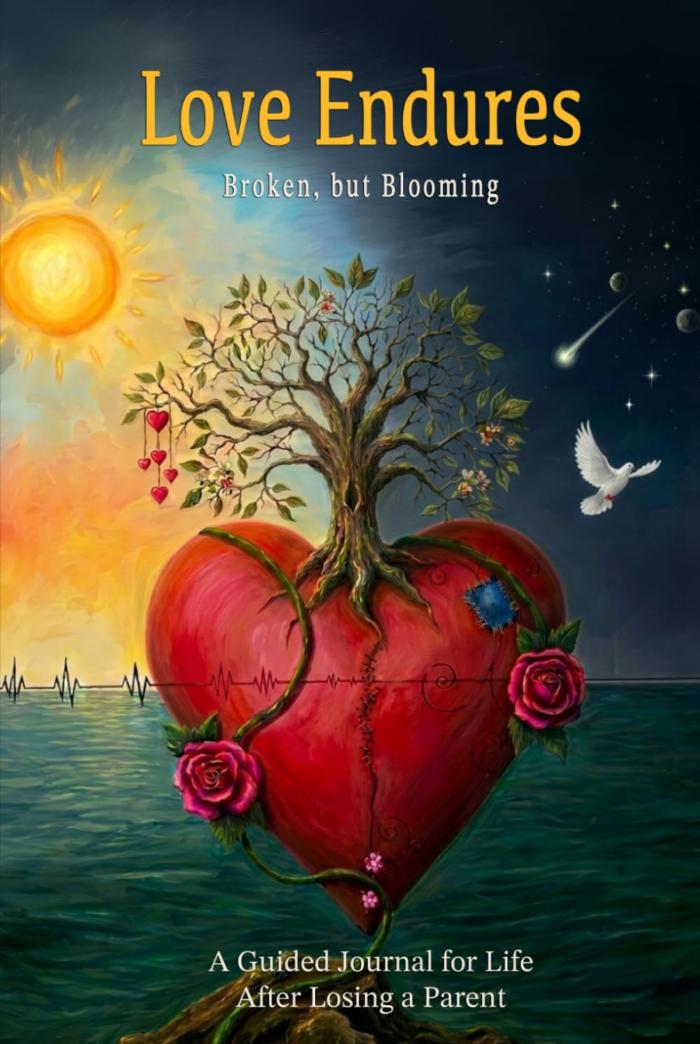 Love Endures guided grief journal cover